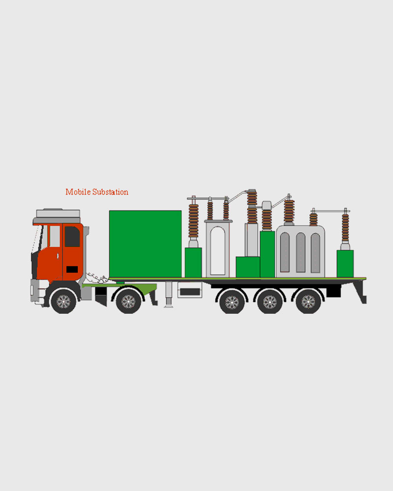Mobile Substation Transformer trailer unit manufactured by Federal Power Transformers UAE